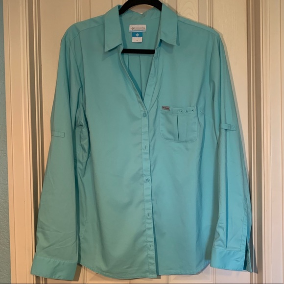 Columbia long sleeve button up shirt NWOT - Picture 1 of 4